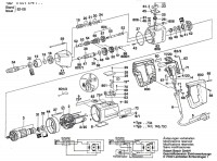 Bosch 0 601 174 742 ELECTRONIC Percussion Drill 240 V / GB Spare Parts ELECTRONIC